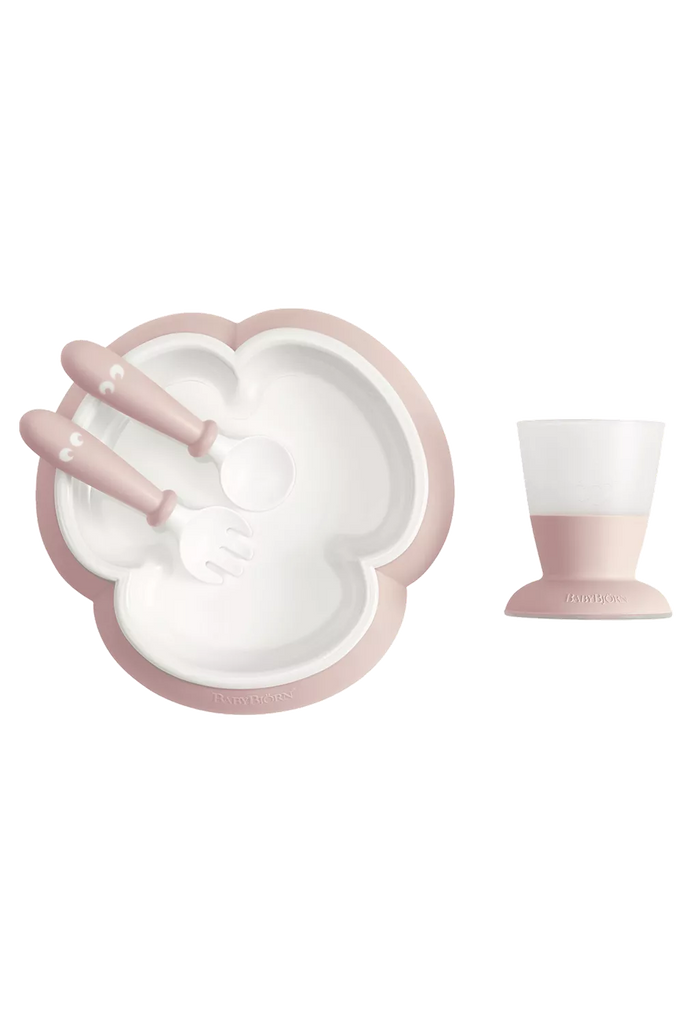 Babybjorn Baby Feeding Set - Powder Pink