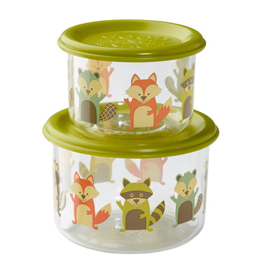 Sugarbooger Lunch Container Small Set of Two- What did the Fox Eat?