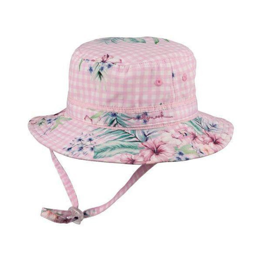 Millymook Baby Girl Reversible Bucket Hat - Juliet Pink