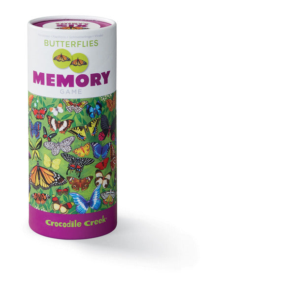 Crocodile Creek Canister Memory Game Butterfly