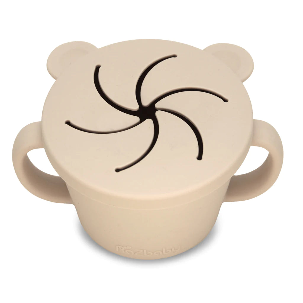 Razbaby Oso-Snack Silicone Snack Cup - Caramel