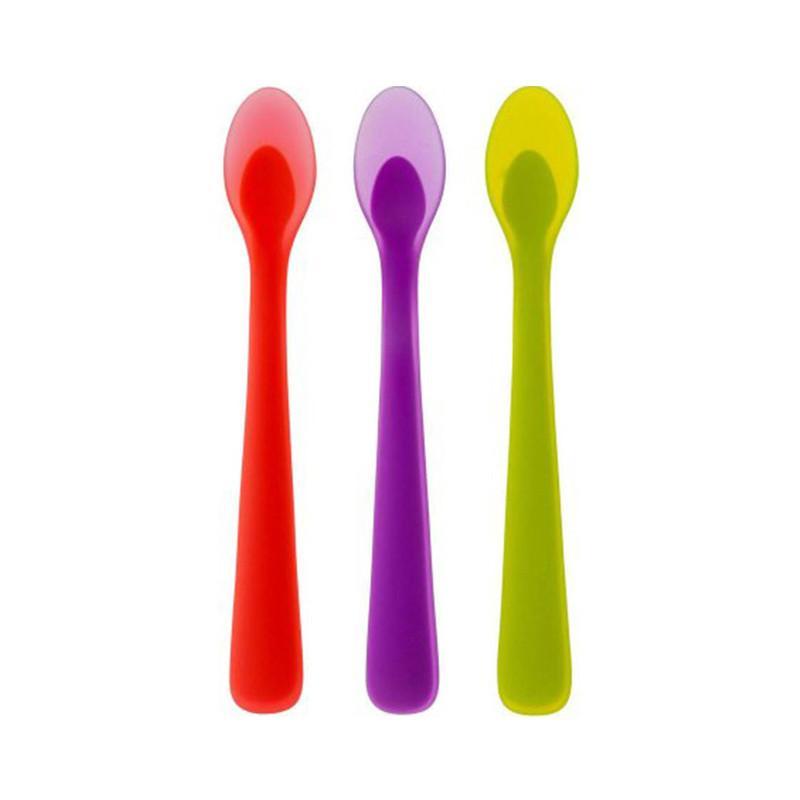 First Year Soft Serve Silicone Infant Spoons 3pk - CanaBee Baby