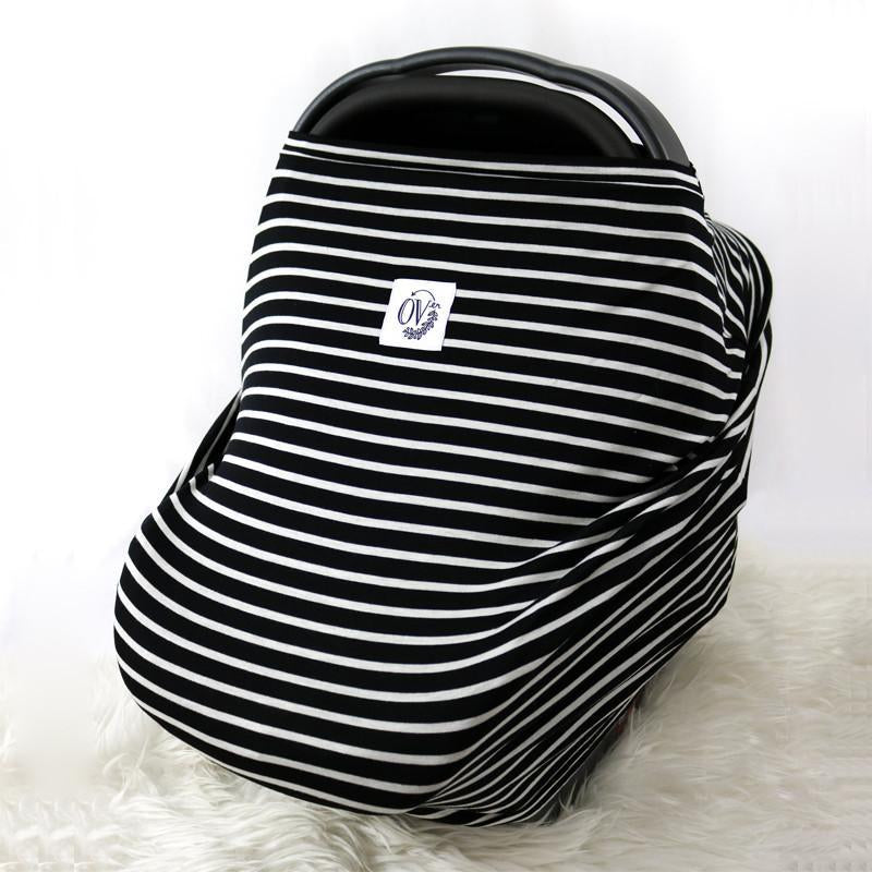 The Over Company Lightweight Multi Use Baby Cover - The New Alto Stripe - CanaBee Baby