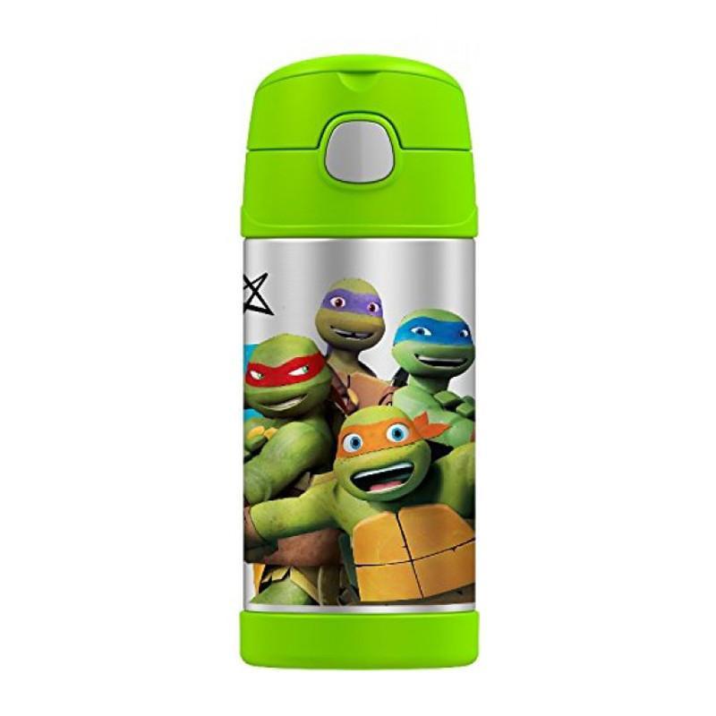 Thermos Funtainer Straw Bottle 12oz - Teenage Ninja Turtles - CanaBee Baby