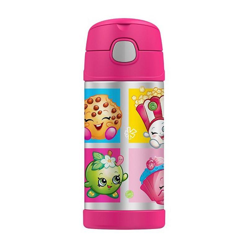 Thermos Funtainer Straw Bottle 12oz - Shopkins - CanaBee Baby