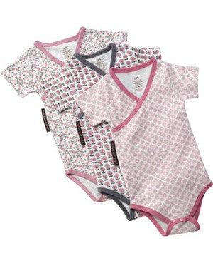 Petunia Pickle Bottom Bodysuit Set Pink 0-3m