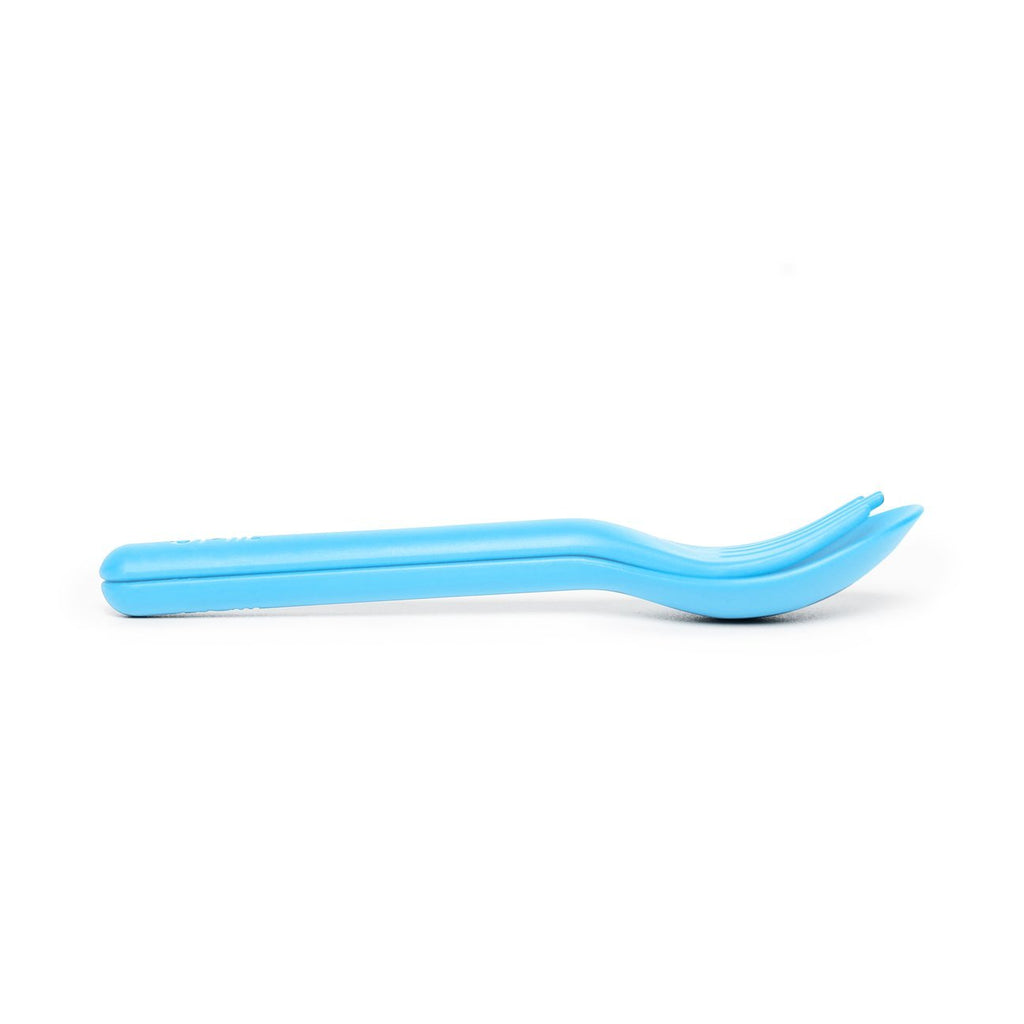 Omielife Fork, Spoon Pod Set Capri Blue