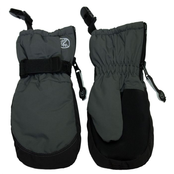 Calikids Waterproof Mitten with Clips - Charcoal W0122