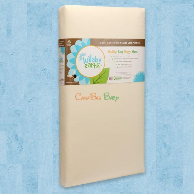 Lullaby Earth LE14 Super 2 Stage Lightweight Crib Mattress - CanaBee Baby