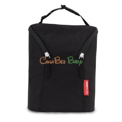 Skip Hop Grab & Go Double Bottle Bag - Black - CanaBee Baby