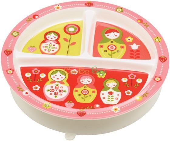 Sugarbooger Divided Suction Plate-Matryoshka Doll - CanaBee Baby