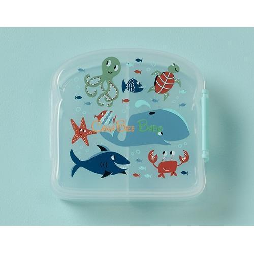 Sugarbooger Good Lunch Sandwich Box - Ocean - CanaBee Baby