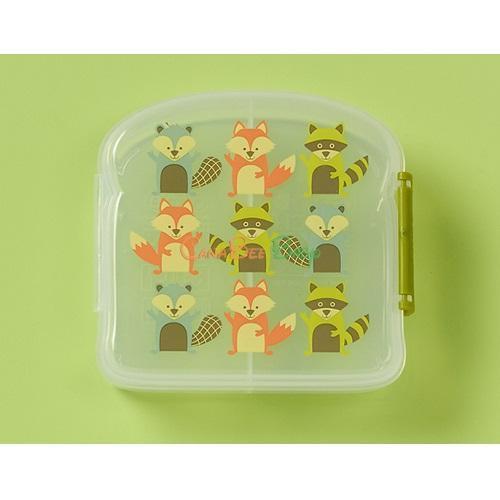 Sugarbooger Good Lunch Sandwich Box - What Did the Fox Eat - CanaBee Baby