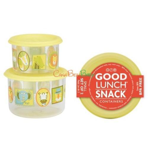 Sugarbooger Good Lunch Snack Containers Small Set-of-Two-It's a Jungle - CanaBee Baby