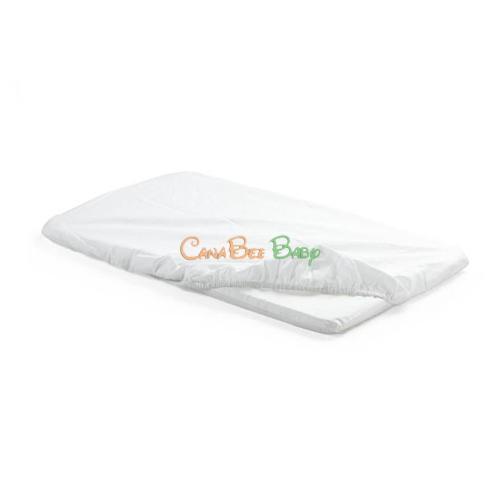 Stokke Home Cradle Fitted Sheet 2pc - White - CanaBee Baby