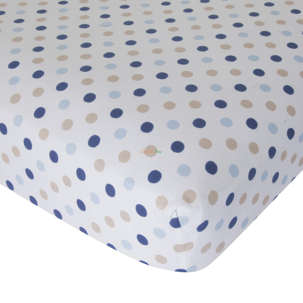 Gingersnap Andrew Crib Sheet - CanaBee Baby