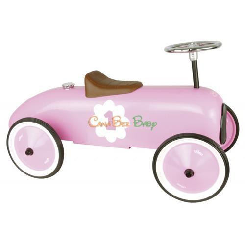 Vilac Pink Metal Car - CanaBee Baby