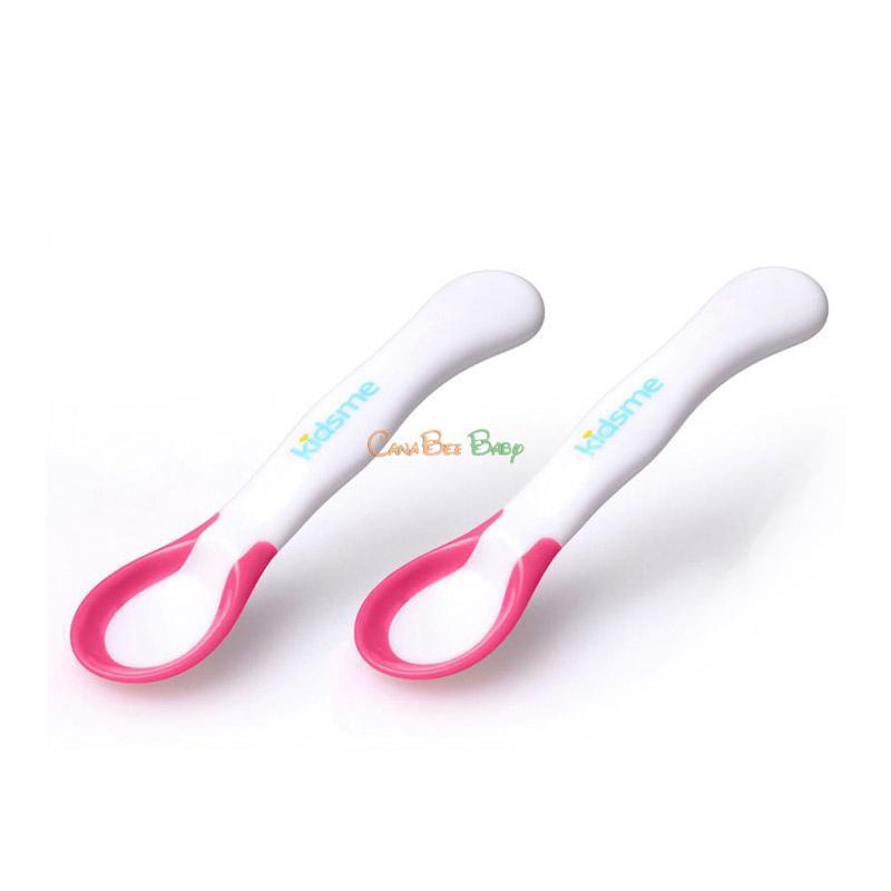 Kidsme Ideal Temperature Feeding Spoon 2pk - Lavender - CanaBee Baby