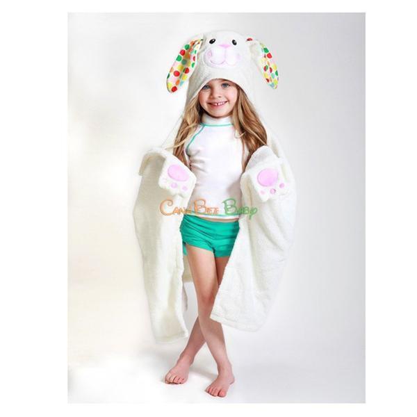 Zoocchini Toddler Hooded Towel Bella the Bunny - CanaBee Baby