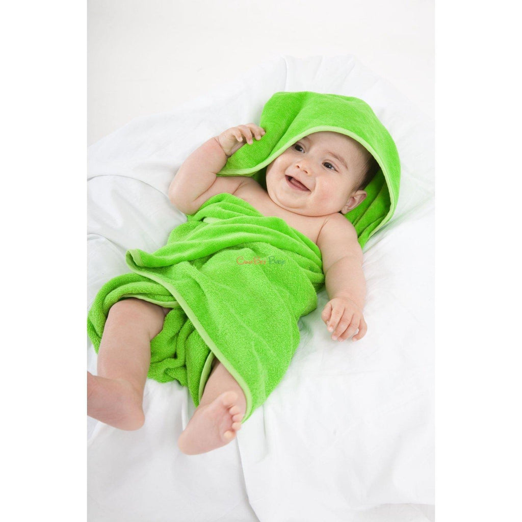 Mum2Mum Hooded Towel - Green - CanaBee Baby