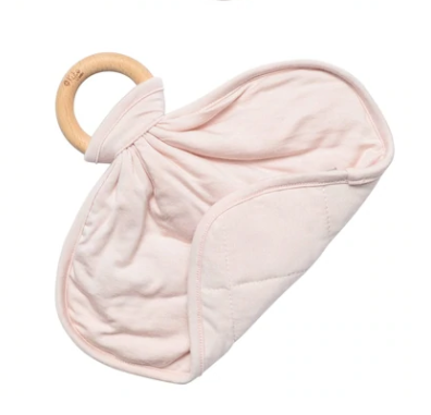 Kyte Baby Lovely with Removable Wooden Teething Ring -  Blush