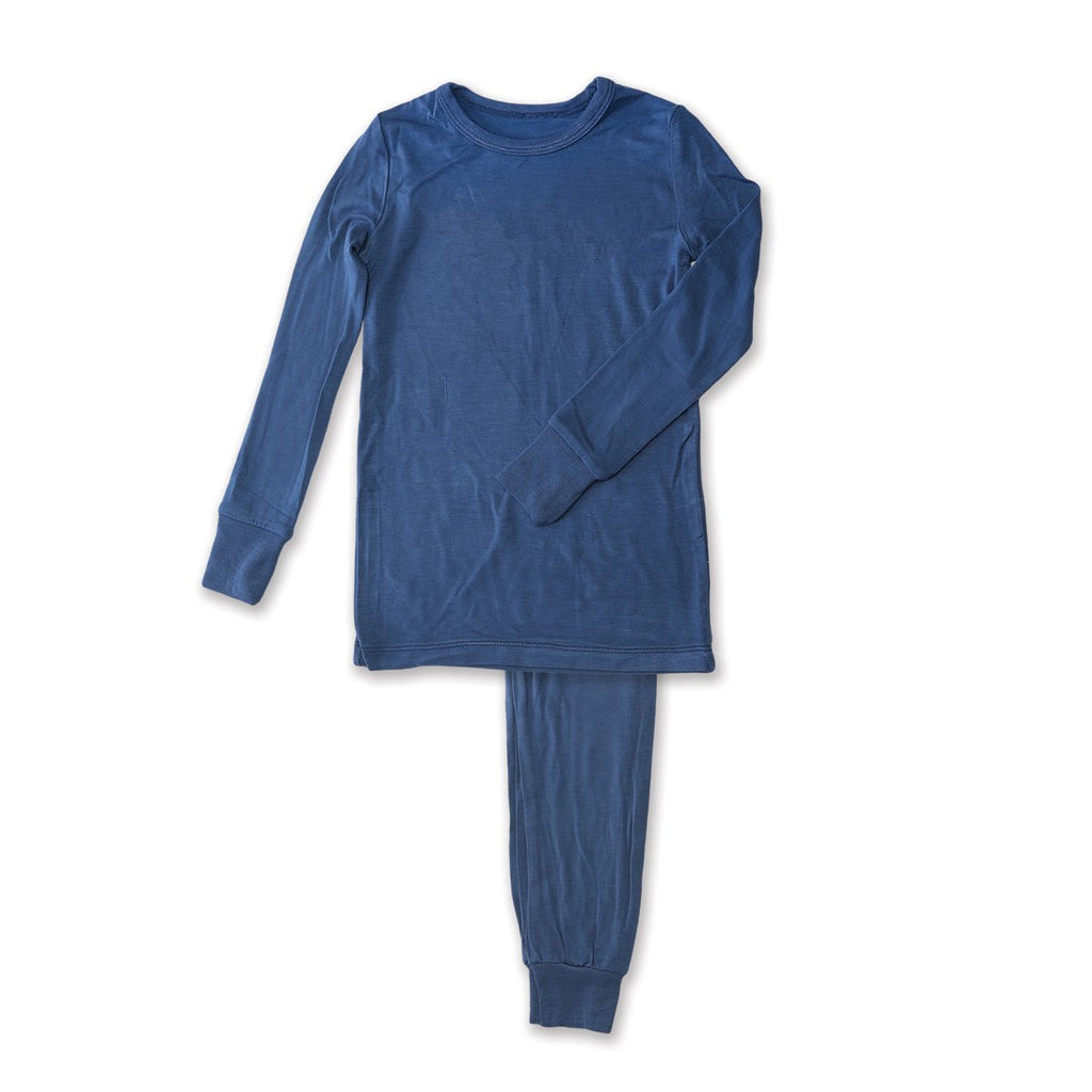 Silkberry Baby Bamboo Long Sleeve Pajama Set - Captain Navy (4311CN3T)