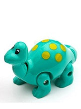 Playwell ROAMING DINO Dinousar Wind Up Toy  - Teal