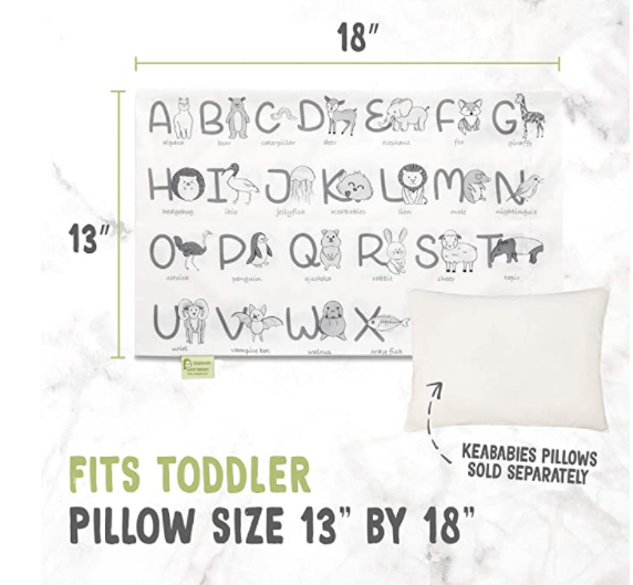 KeaBabies Toddler Pillow The Wild KB-TDPL-TWI