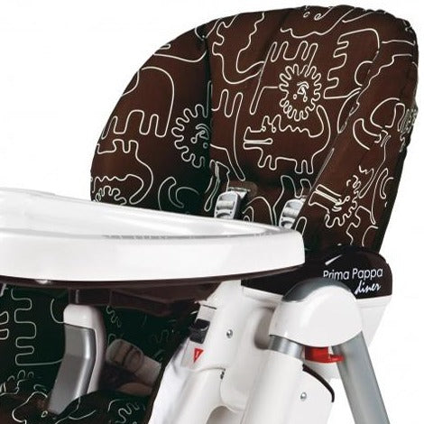 Peg Perego Replacement Seat Cover for Prima Pappa Diner High Chair - Savana Cacao