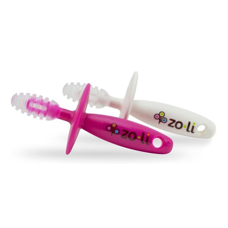 Zoli CHUBBY GUMMY Gum Massaging Teethers Set of 2 - Pink/White